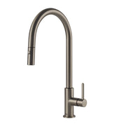 Turner Hastings Naples Pull Out Mixer Tap Brushed Nickel
