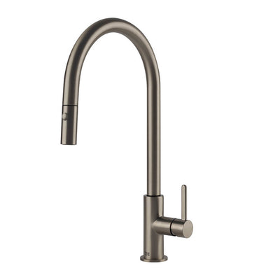 Turner Hastings Naples Pull Out Mixer Tap Brushed Nickel