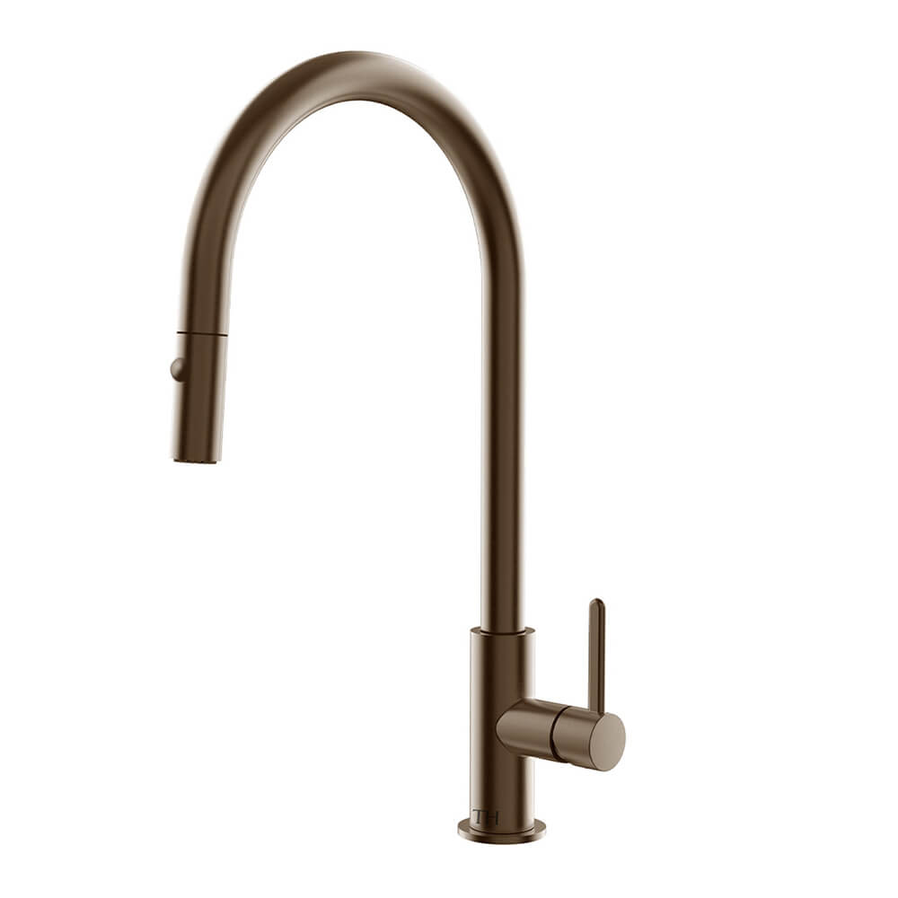 Turner Hastings Naples Pull Out Mixer Tap English Bronze