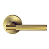 Nidus Knurled Domici Passage Handle Satin Brass