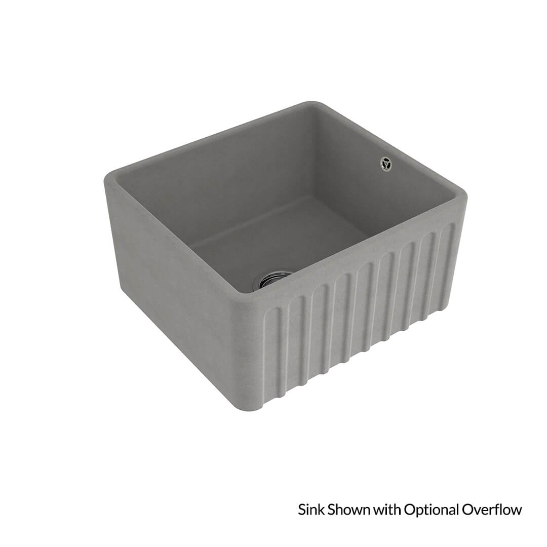 Novi 50 x 46 Fine Fireclay Concrete Butler Sink