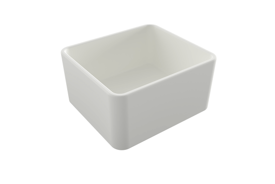Turner Hastings Novi 51 x 46 Fine Fireclay Matte White Farmhouse Butler Sink