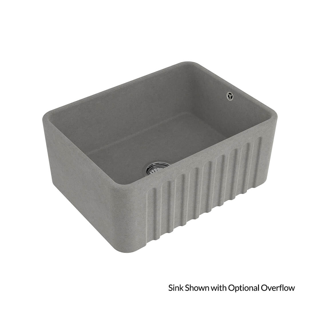 Novi 60 x 46 Fine Fireclay Concrete Butler Sink