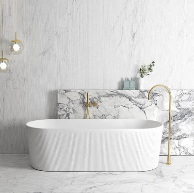 Noosa 1700mm Matte White Bath