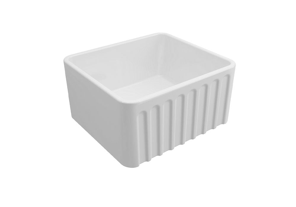 Novi 50 x 46 Fine Fireclay Matte White Butler Sink