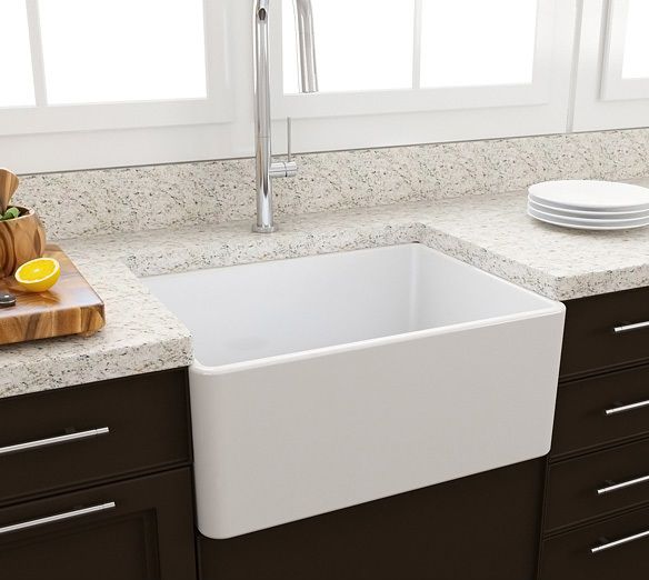 Novi 60 x 46 Fine Fireclay Gloss White Butler Sink