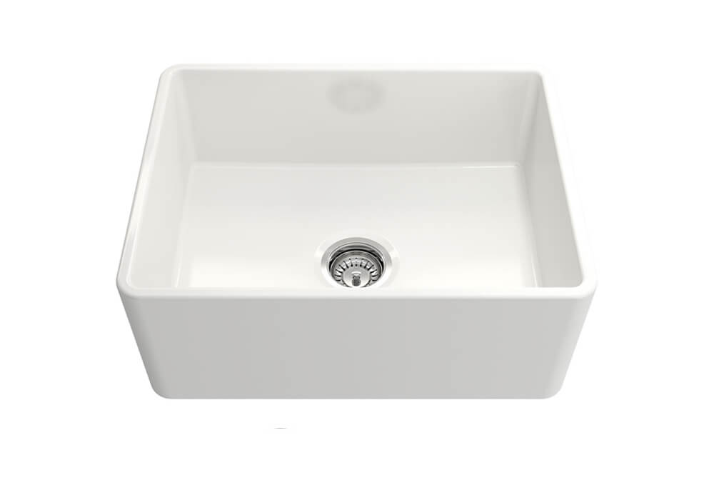 Novi 60 x 46 Fine Fireclay Gloss White Butler Sink
