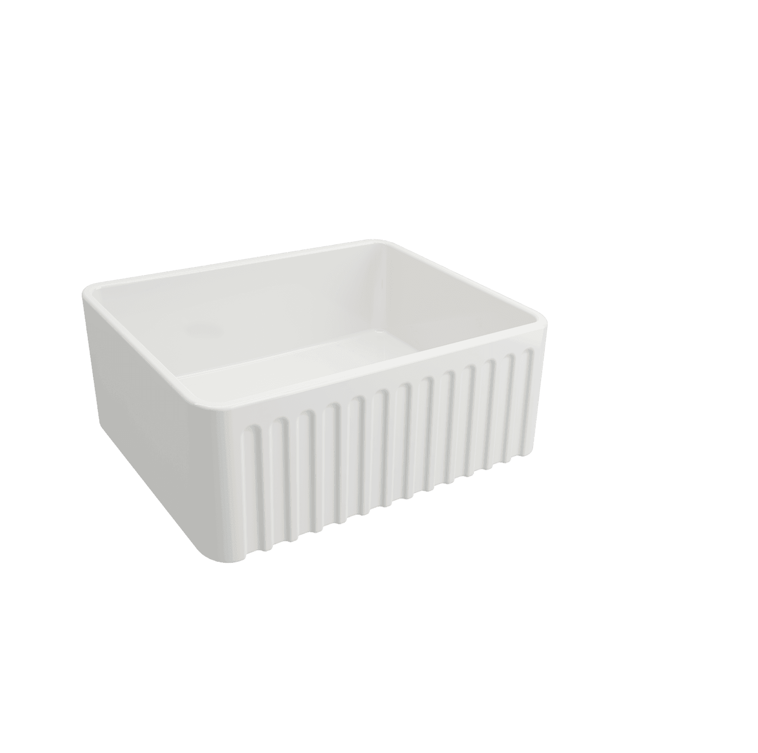 Novi 60 x 46 Fine Fireclay Gloss White Butler Sink