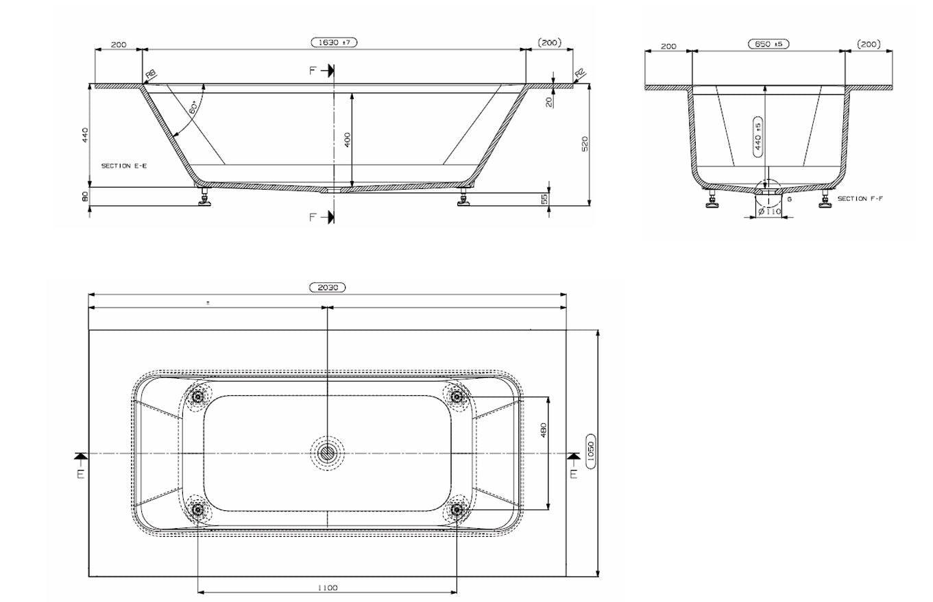 Domus Living Numisia Cristalplant Insert Bath