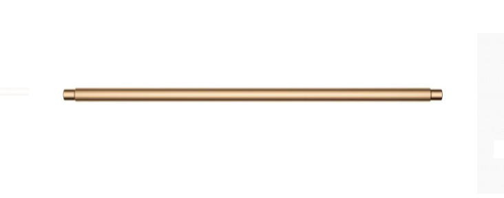 Meir Öppen Round Pull 328mm Cabinet Handle (Linear Knurled) Lustre Bronze