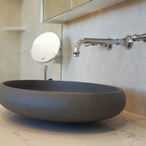 Pietra Bianca Piero Above Counter Stone Basin