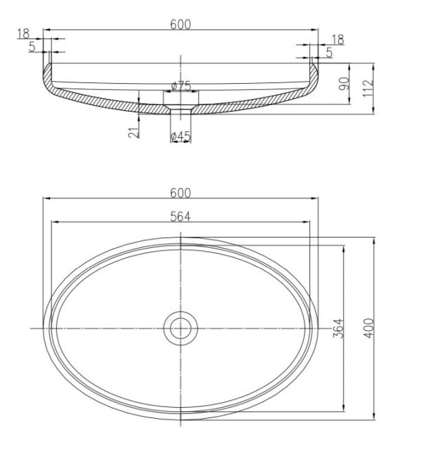 Pietra Bianca Piero Above Counter Stone Basin