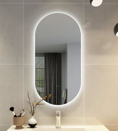 LED Backlit Pill Mirror