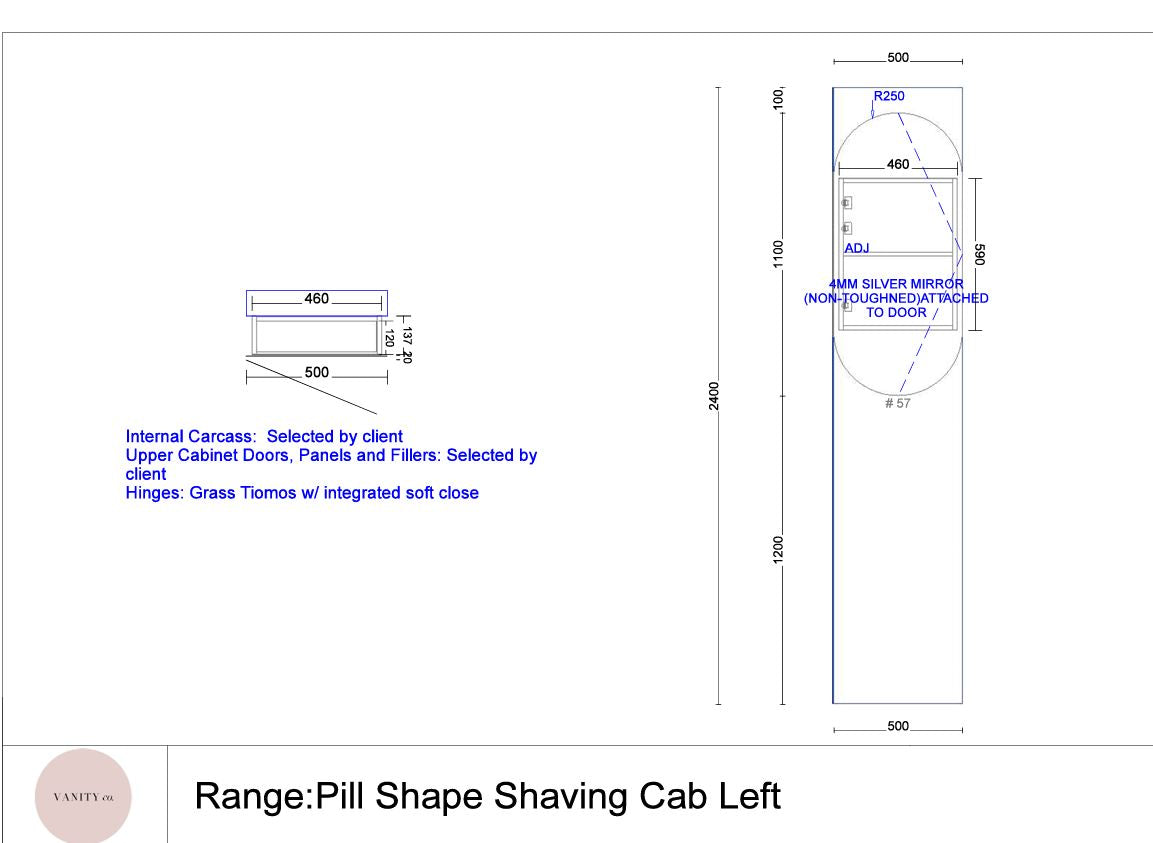 Vanity Co Pill Shaving Cabinet