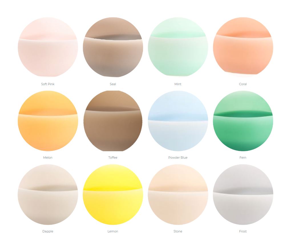 Basin Labs Powder Round Halo Mirror
