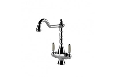 Providence Double Sink Mixer - Chrome
