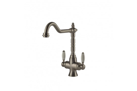 Providence Double Sink Mixer - Brushed Nickel