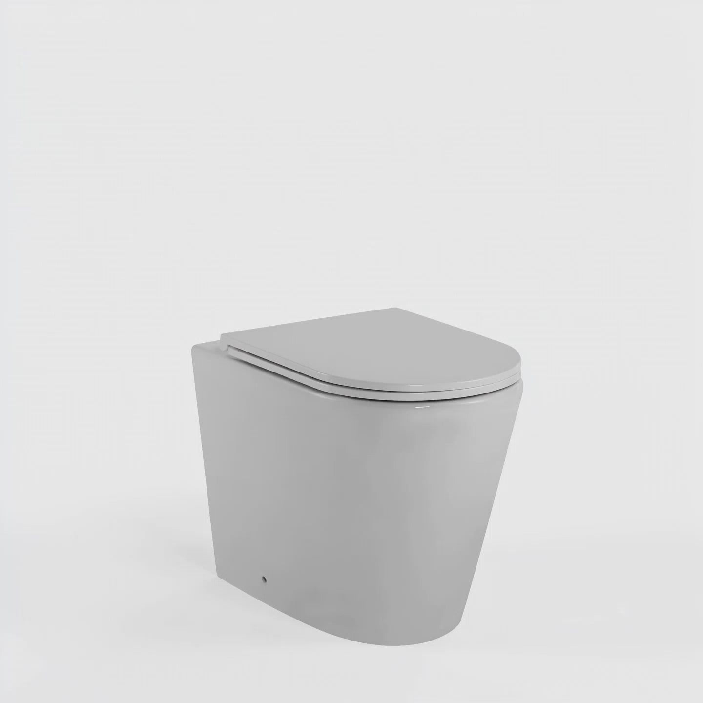 Load video: Mimi Koda Slim Rimless Wall Faced Tornado Flush Pan Only