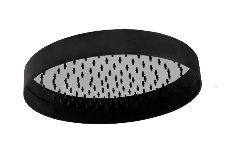 ADP Cosmopolitan Shower Rose With Shroud Matte Black