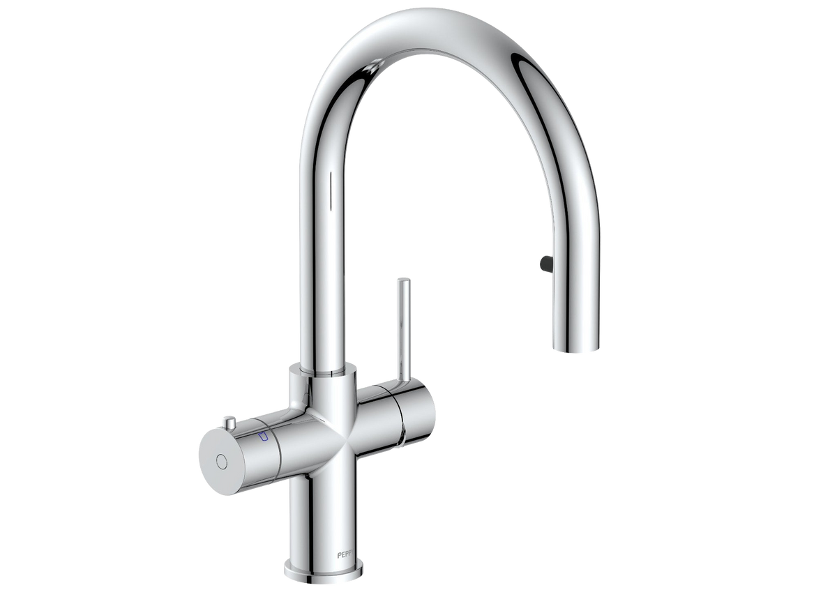 Peppy Taps Flagship Pull Out 4 in 1 Boiling & Ambient Chrome
