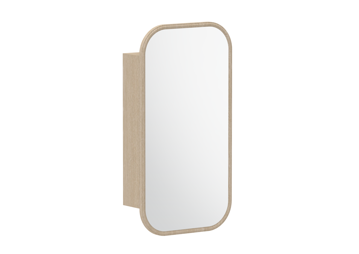 ADP Quinn Mirrored Cabinet in Coastal Oak