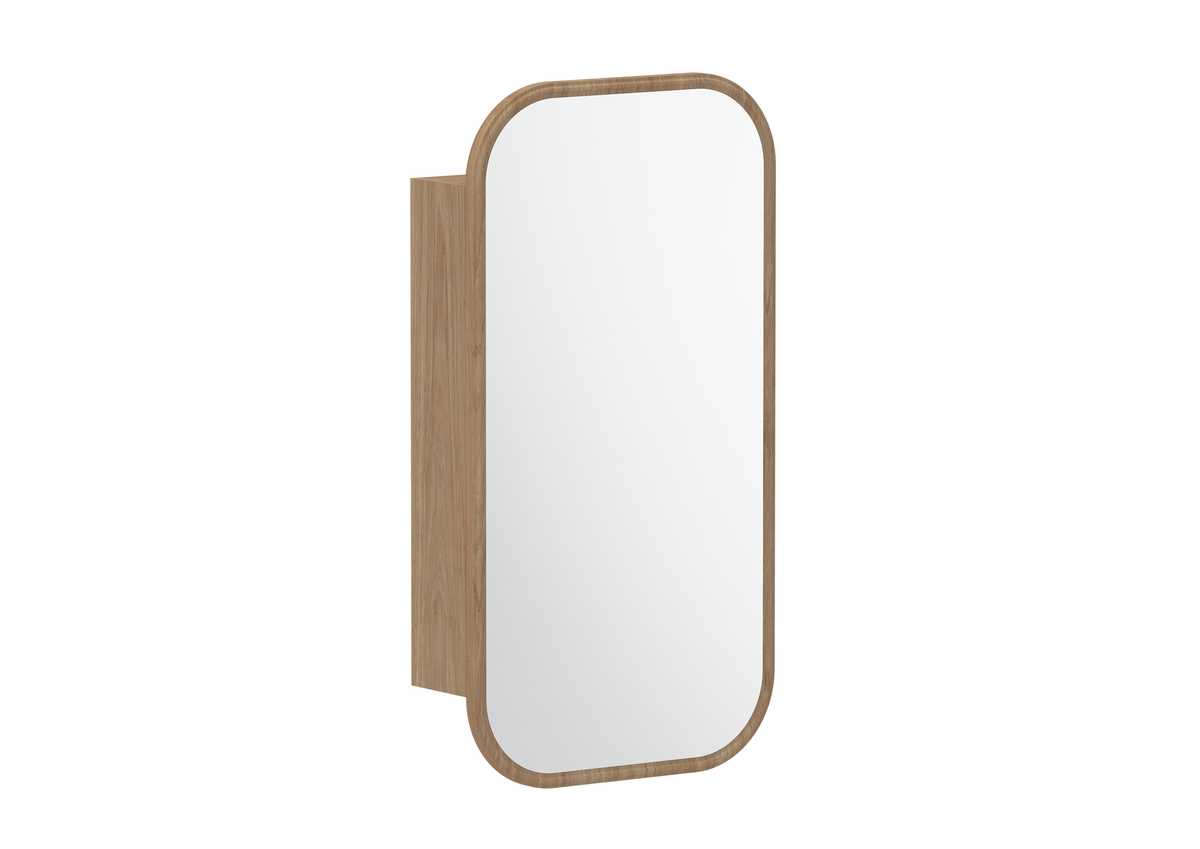 ADP Quinn Mirrored Cabinet in Prime Oak