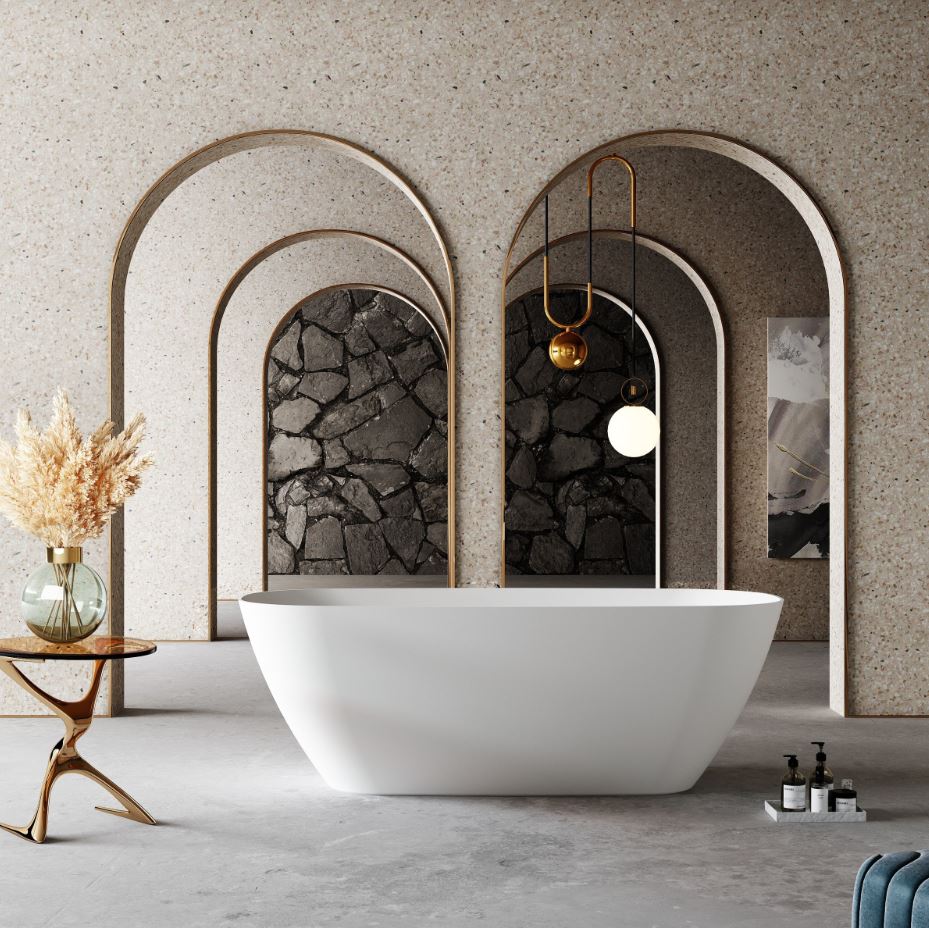 Rec Slimline Bath