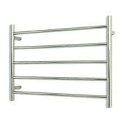 Radiant Low Voltage Heated Round Ladder 750 x 550 Mirror Polished