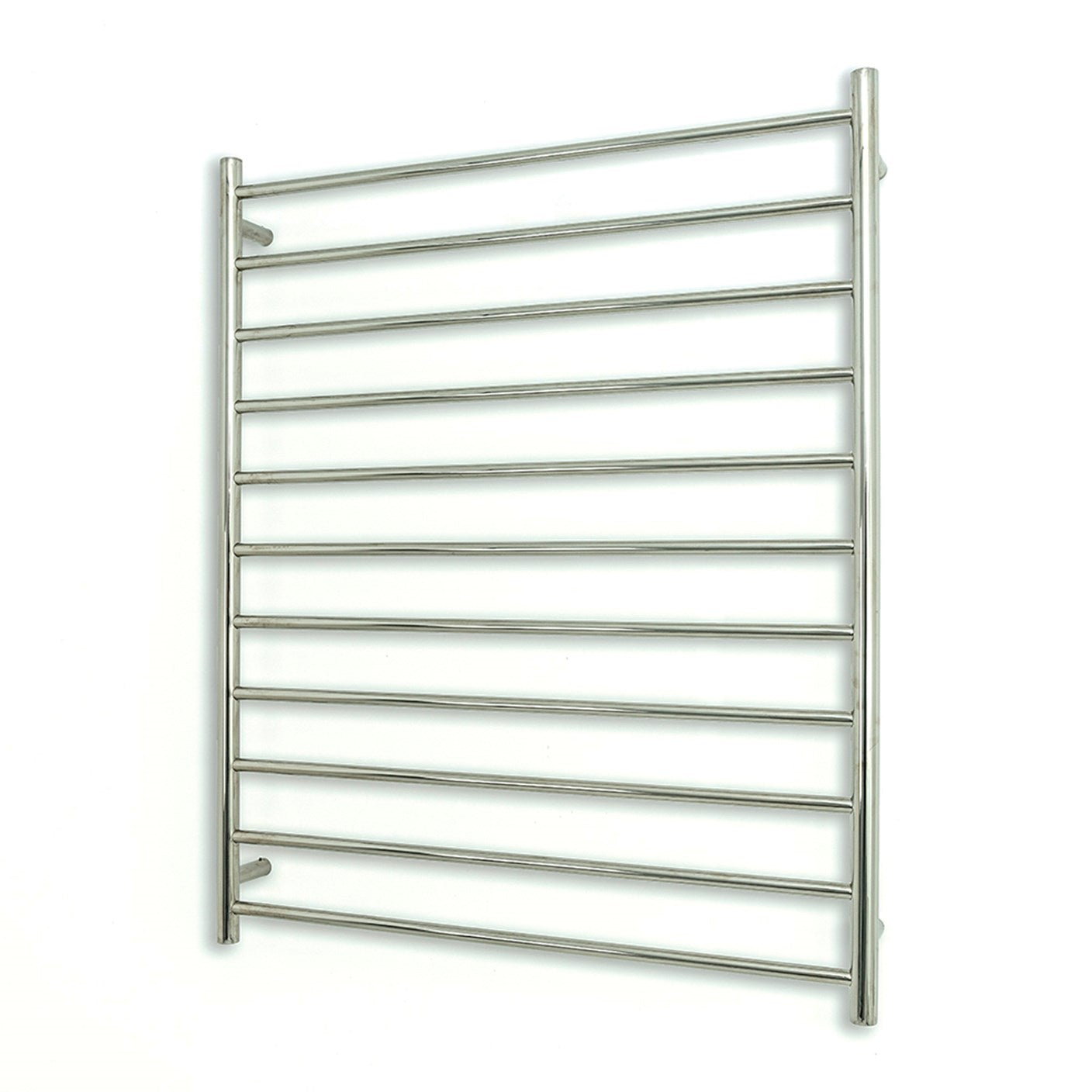Radiant 240V Heated Round Ladder 900 x 1100 Mirror Polished