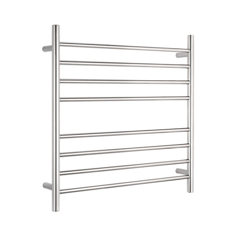 Radiant 240V Heated Round Ladder 750 x 750 Mirror Polished