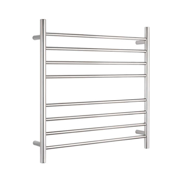 Radiant 240V Heated Round Ladder 750 x 750 Mirror Polished