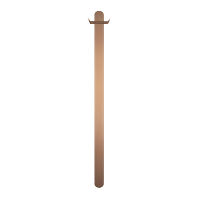 Radiant Heated Vertical Flat Bar Towel Rail 50 x 930mm Sunset Bronze