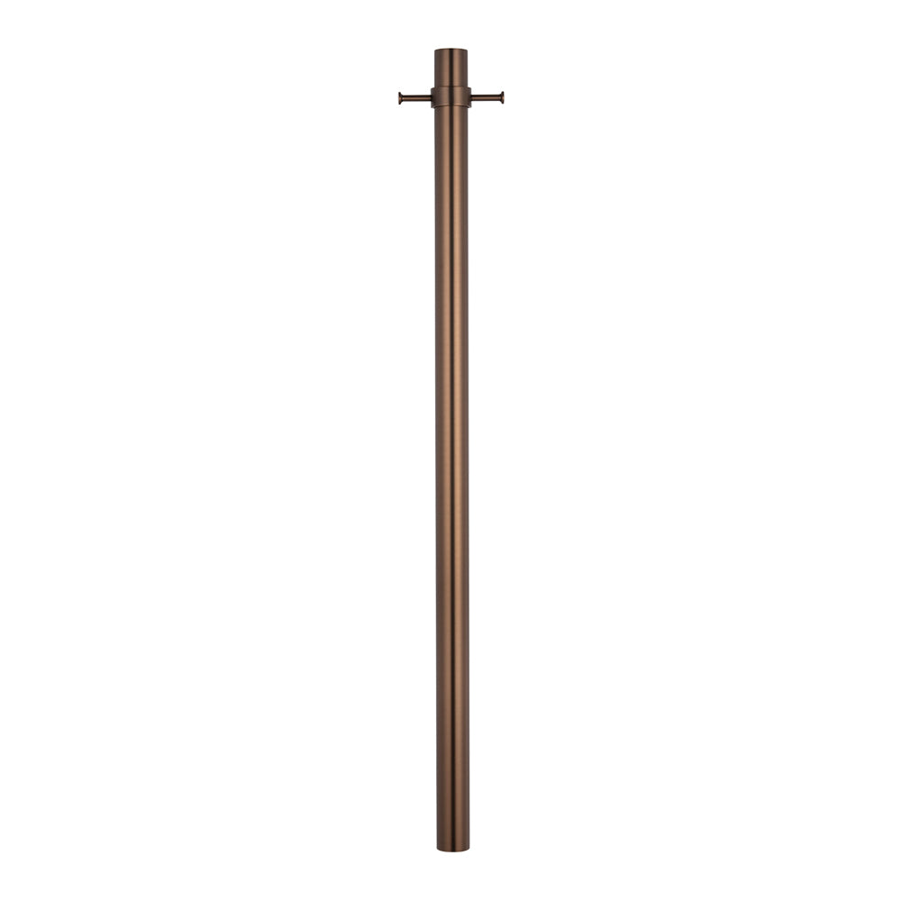 Heated Vertical towel rail 40 x 950mm Sunset Bronze