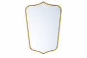 Turner Hastings Mayer Shield Mirror 80 x 50 Brushed Brass