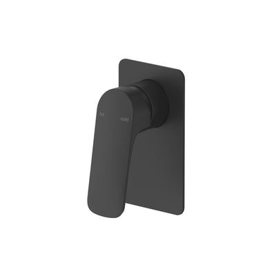 Bella Vista Kaza Shower Mixer - Square Plate - Trim Kit Only - Black