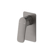 Bella Vista Kaza Shower Mixer - Square Plate - Trim Kit Only - Gunmetal