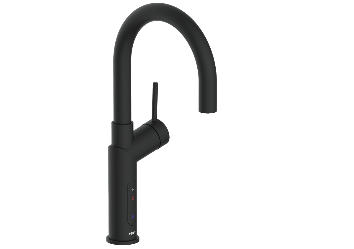 Peppy Taps Signature 4 in 1 Electronic Boiling & Chilled Matte Black