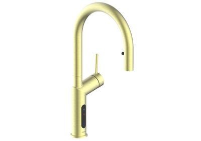 Peppy Taps Signature Pull Out 4 in 1 Electronic Boiling & Chilled Brushed Brass Gold