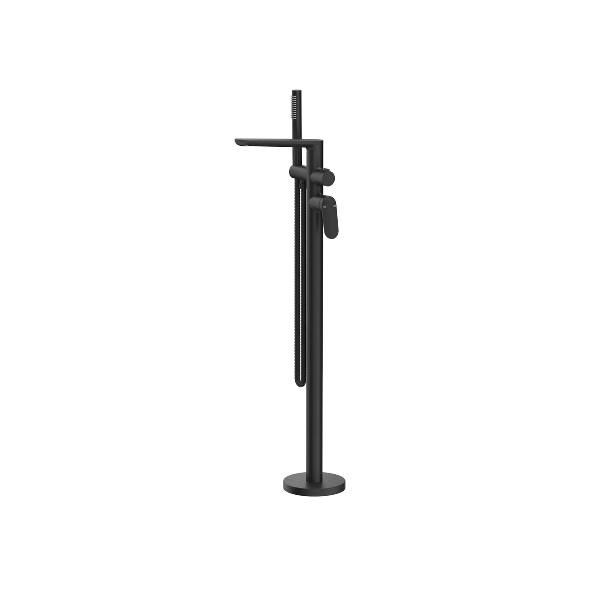 Bella Vista Lantra Freestanding Bath Mixer with Hand Shower - Trim Kit Only - Black