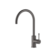 Bella Vista Mica Fluted Gooseneck Sink Mixer - Gunmetal