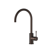 Bella Vista Mica Fluted Gooseneck Sink Mixer - Dusk Bronze