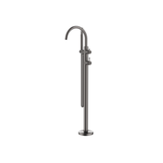 Bella Vista Mica Fluted Freestanding Bath Mixer with Hand Shower - Trim Kit Only - Gunmetal