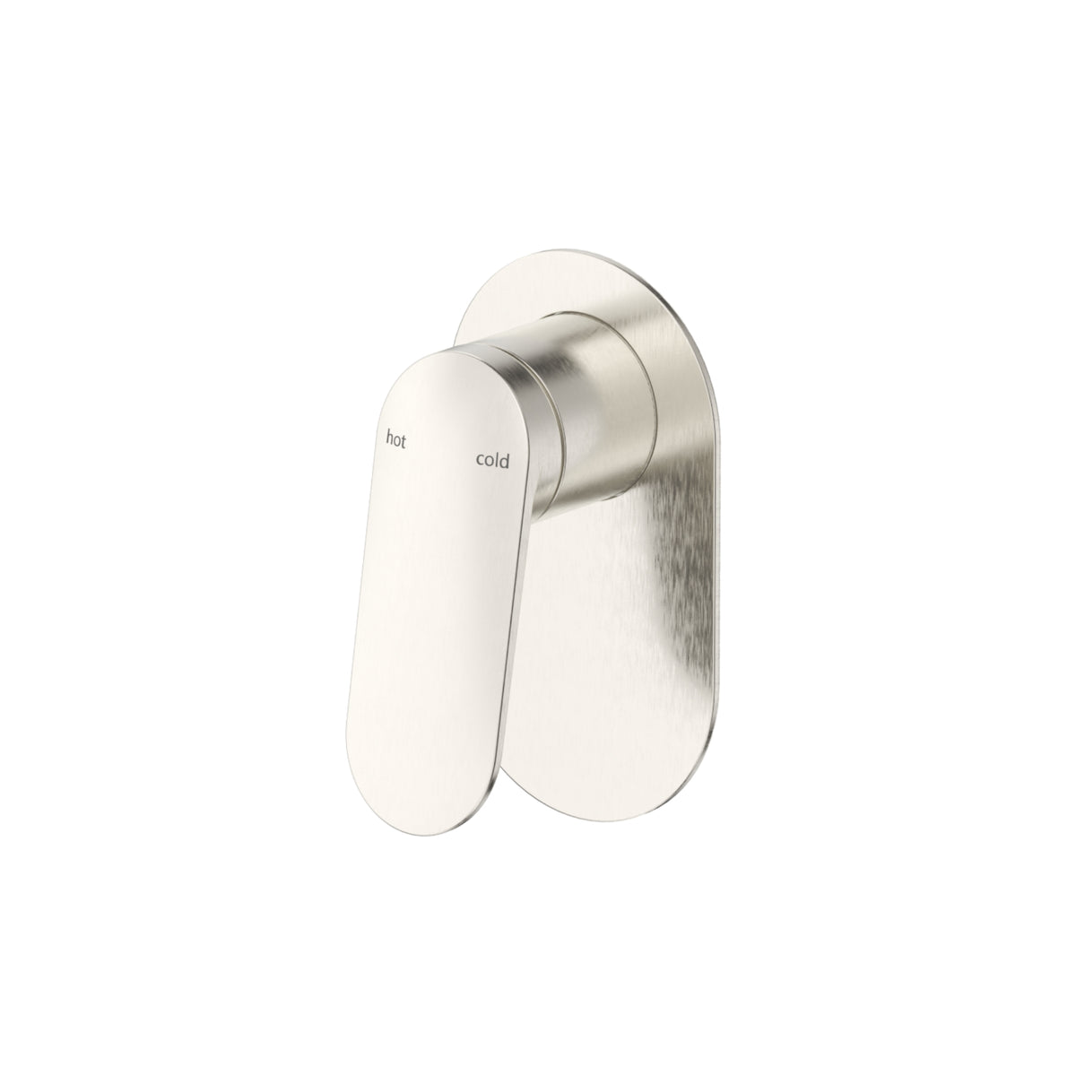 Bella Vista Lantra Shower Mixer - Oval Plate - Trim Kit Only - Brushed Nickel