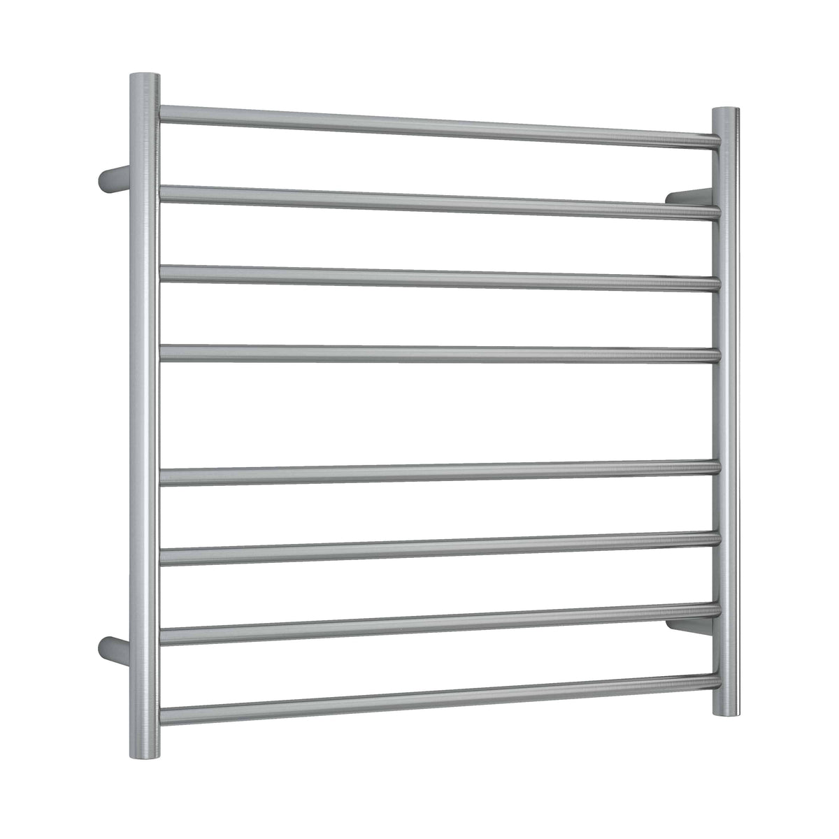 Thermogroup Thermorail 240V Round Ladder Heated Towel Rail Brushed Stainless Steel