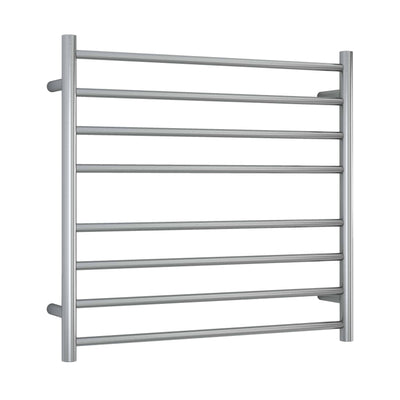 Thermogroup Thermorail 240V Round Ladder Heated Towel Rail Brushed Stainless Steel