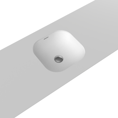Omvivo Smooth Square Sub Undermount Basin