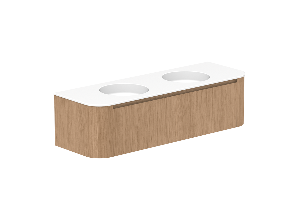 ADP Surry Curved Wall Hung Vanity