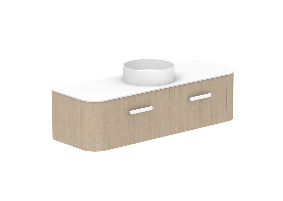 ADP Surry Curved Wall Hung Vanity