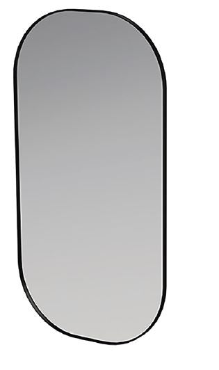 Synergii Backlit Black Framed Mirror - Black Frame