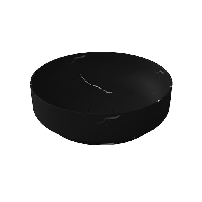 ARCISTONE Synergii Stone Ø400 x 120mm above counter basin - Nero Marquina